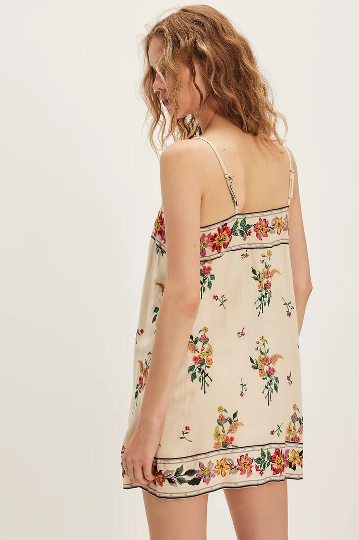 Bali Emerald-Strap Mini Dress