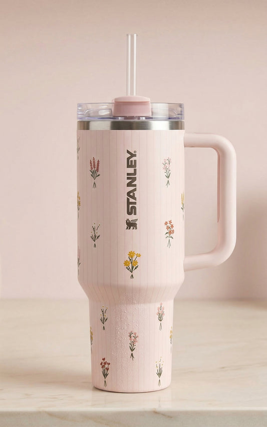 Rose Bouquets Tumbler 40 Oz